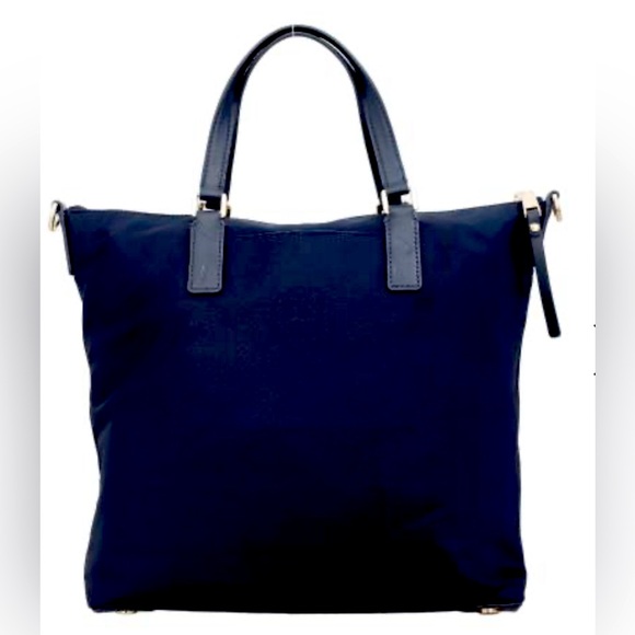 Michael Kors Ariana North/South Black Nylon & Leather Women's Tote - Picture 2 of 6